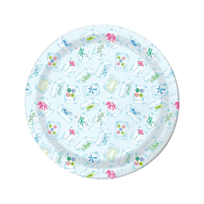 10" MAHJONG HEAVY-DUTY PAPER PLATES