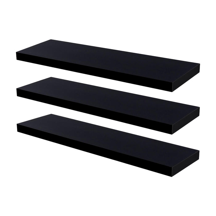 100cm Modern Floating Shelves - Pack of Three