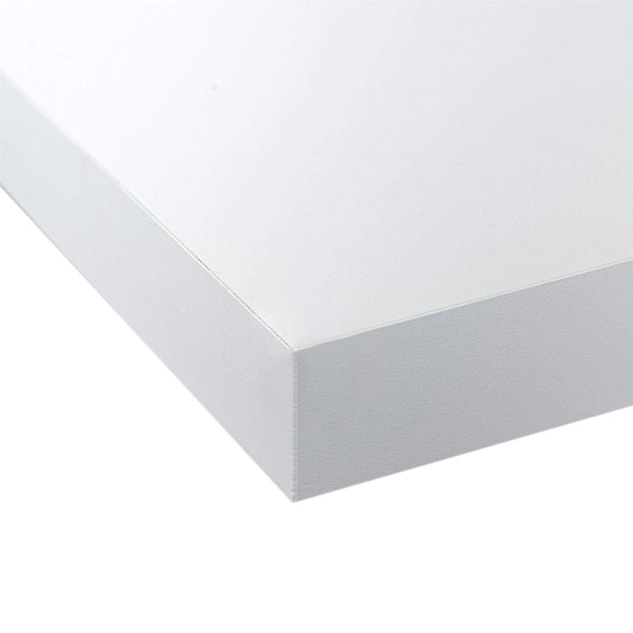 100cm White Modern Floating Shelf