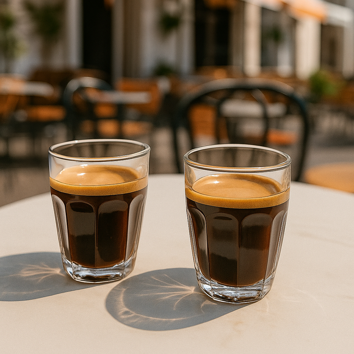 100ml Fluted Espresso Glasses - Pack of 6
