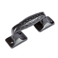 100mm Black Forged Barn Door Handle - By Hammer & Tongs