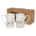 10th Anniversary New Bone China Mug Set - 300ml