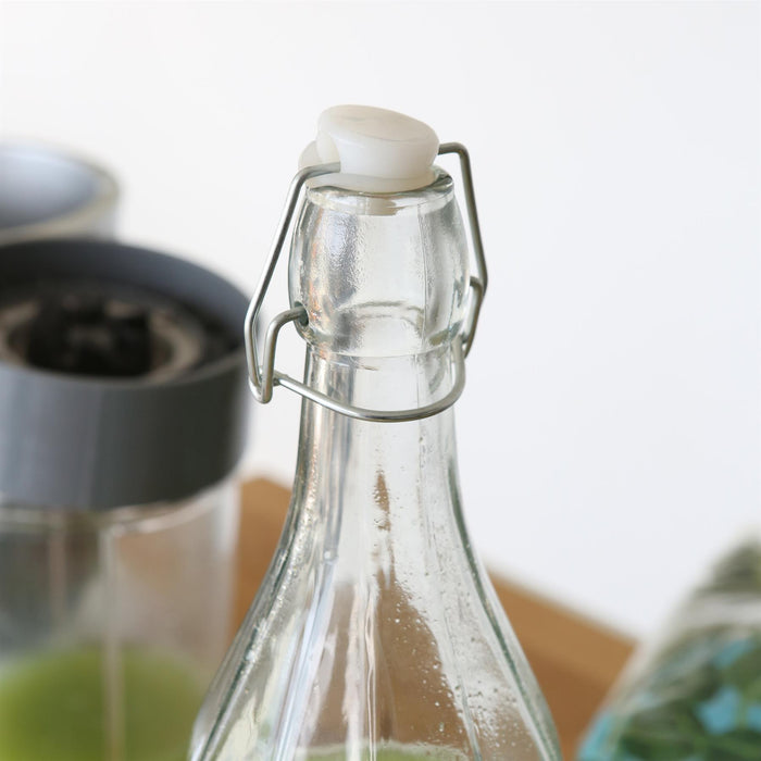 1.1L Glass Bottle with Swing Top