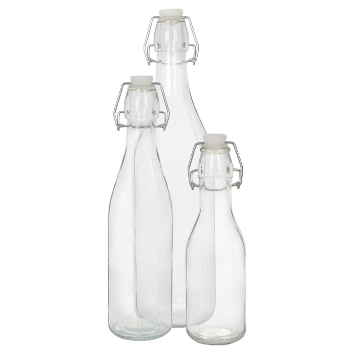 1.1L Glass Bottle with Swing Top