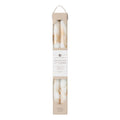 12" TAPERS WHITE/GOLD, 2 PK