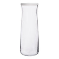 1.2L Vera Glass Carafe with White Lid