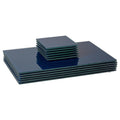12pc Blue Glass Placemats & Coasters Set