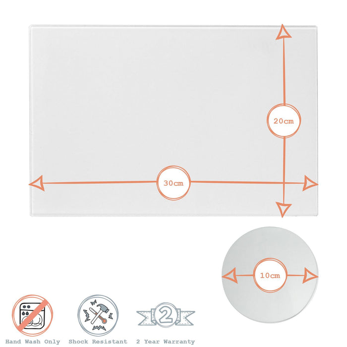 12pc Grey Glass Placemats & Round Coasters Set