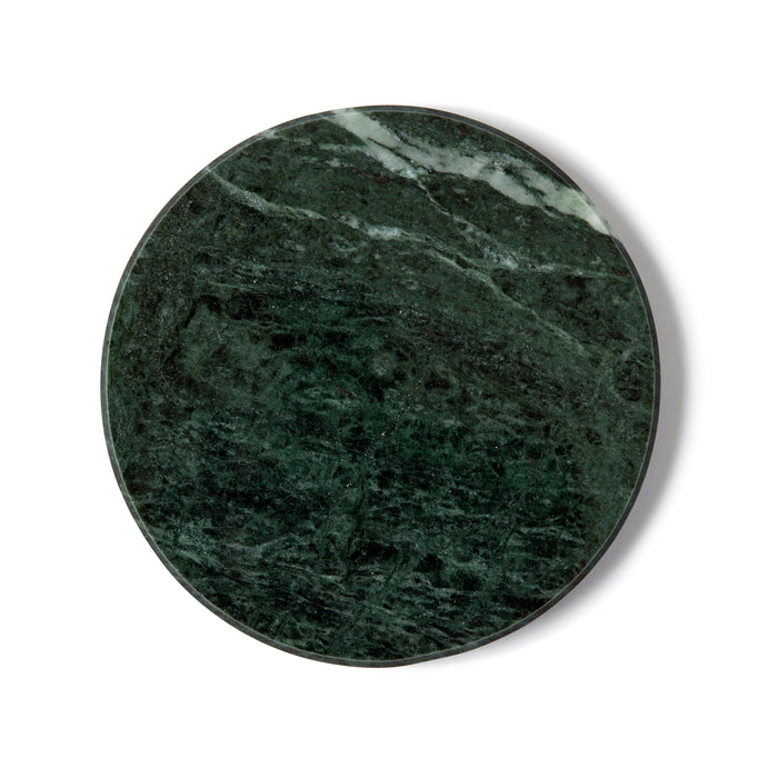 12pc Rectangle Marble Placemats & Round Coasters Set - 30cm x 20cm - Green