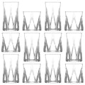 12pc Zoey Glass Tumbler Set - 300ml/380ml