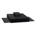 13pc Black Square Slate Placemats Set