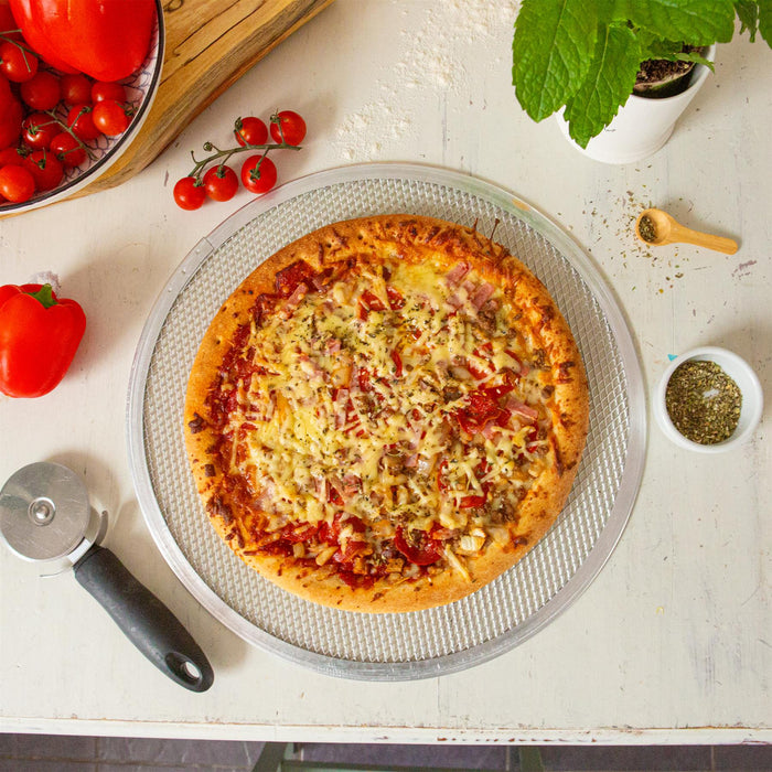 14" Aluminium Pizza Screen
