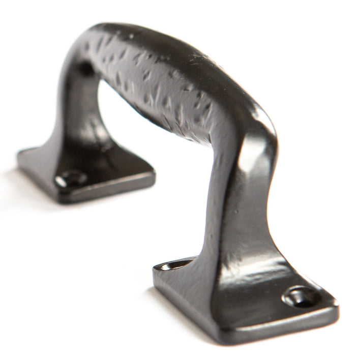 150mm Black Forged Barn Door Handle