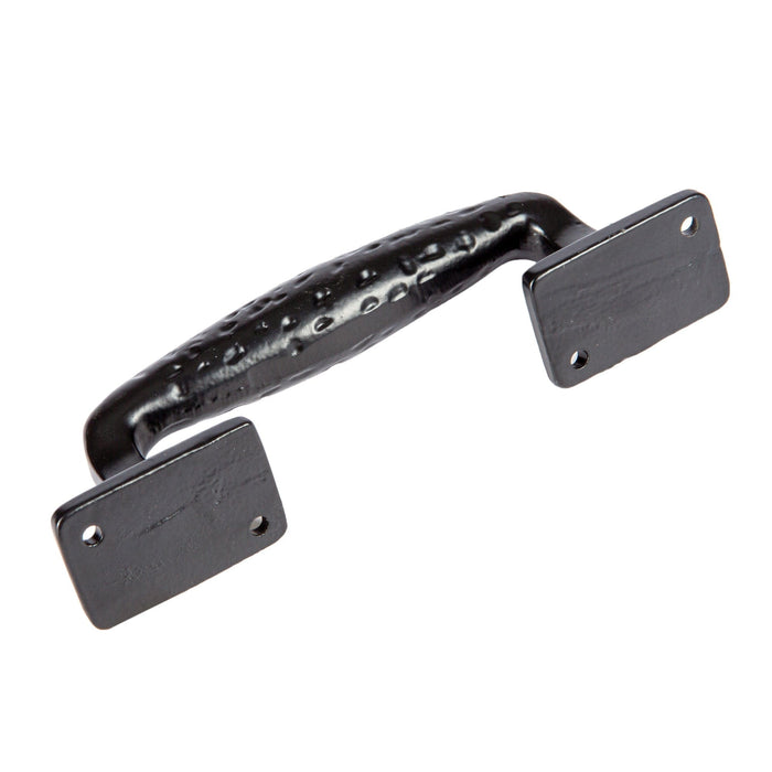 150mm Black Forged Barn Door Handle