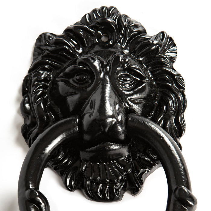 150mm Black Lion Head Door Knocker
