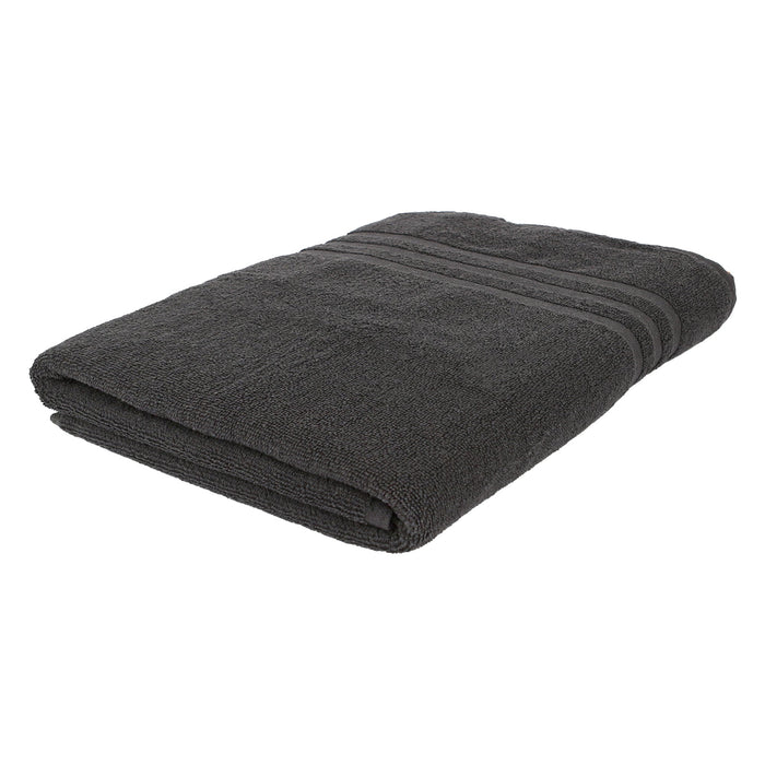 160cm x 90cm Charcoal Cotton Super Bath Sheet