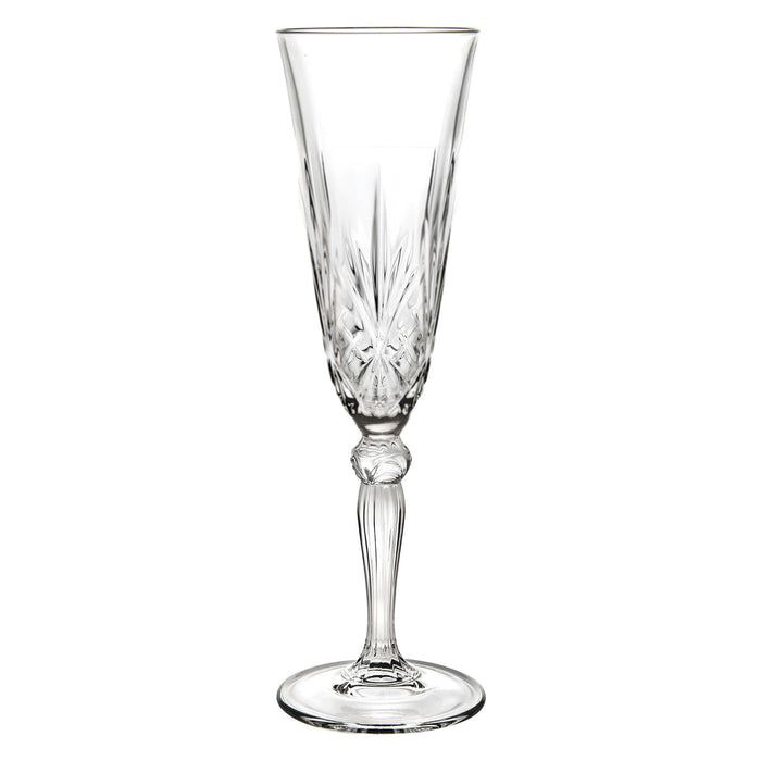 160ml Crystal Melodia Champagne Flutes - Pack of Six