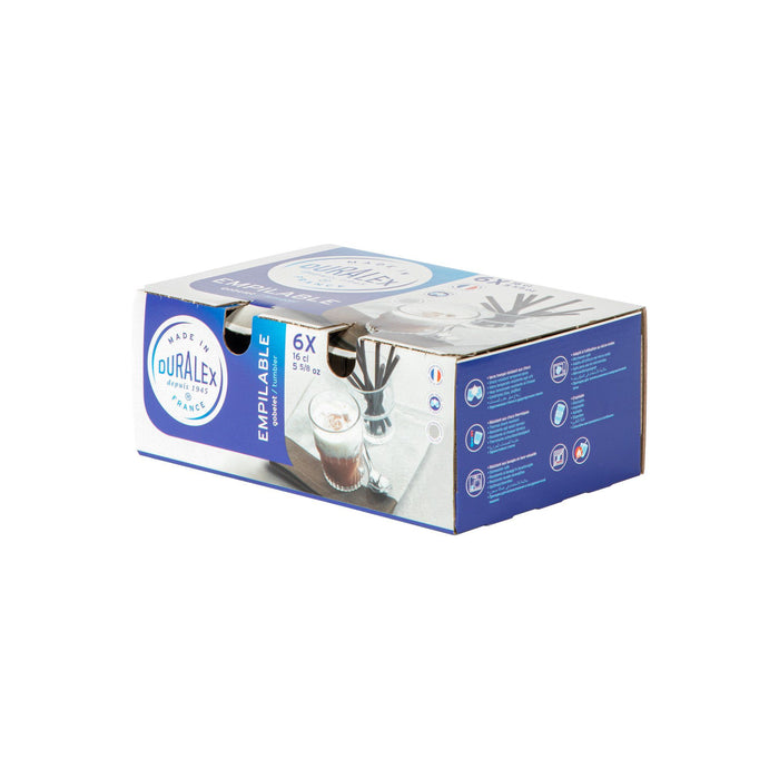 160ml Emplilable Stacking Tumblers - Pack of Six
