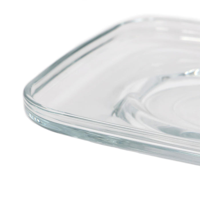 16.5cm Cozy Glass Cappuccino Saucers - Pack of Six
