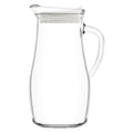 1.8L Misket Glass Water Jug with White Silicone Lid