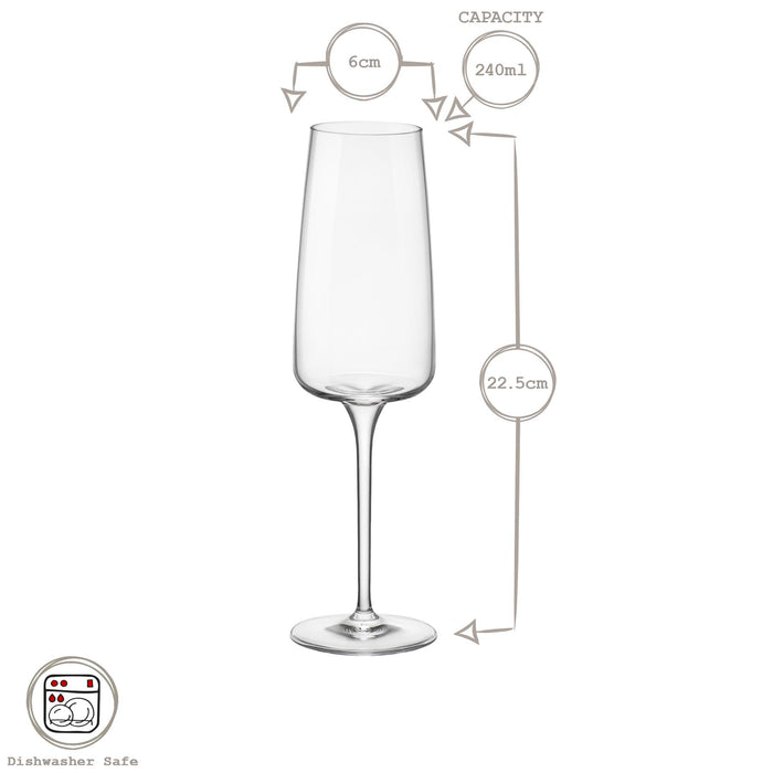 18pc Nexo Glass Stemware Set