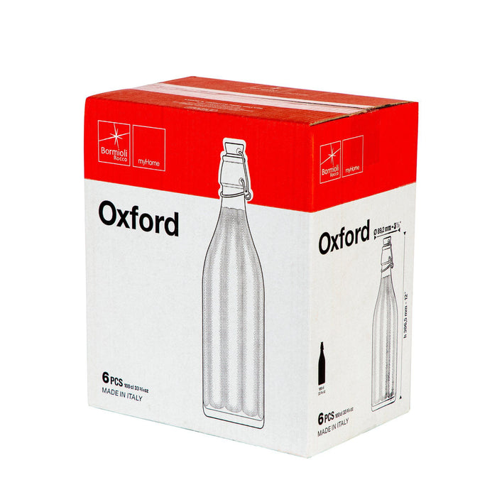 1L Oxford Glass Swing Top Bottle