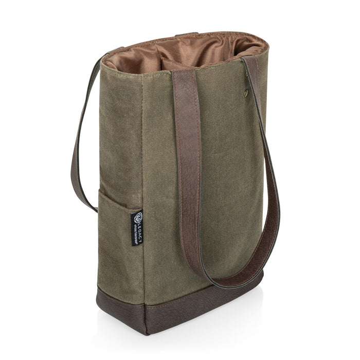 2 BOTTLE WINE COOLER BAG, GREEN