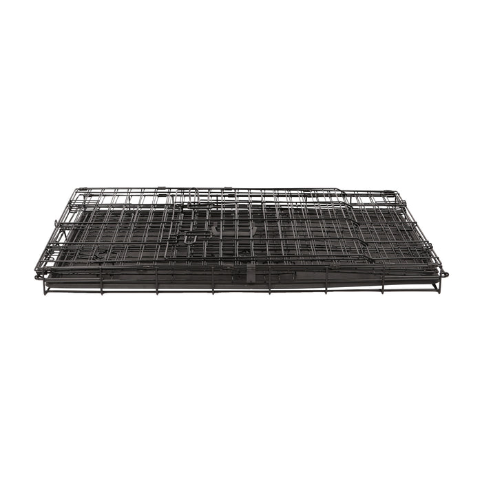 2 Door Metal Dog Crate with Removable Tray - Large