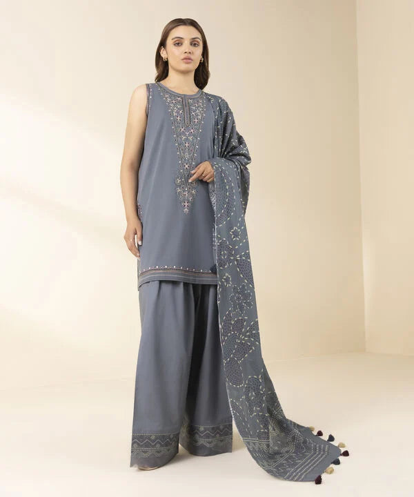 2 Piece - Embroidered Lawn Suit