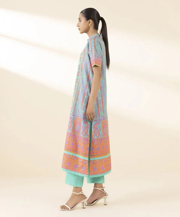 2 Piece - Printed Lawn Suit