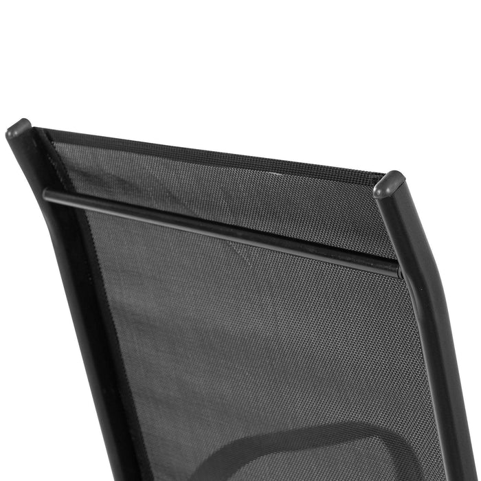 2 piece Sussex Black Garden Armchairs