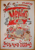 2004 The Melvins - San Diego Concert Poster by Guy Burwell