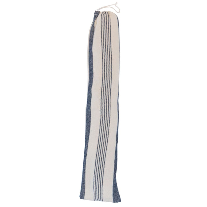 200cm x 80cm Deluxe Navy Striped Cotton Garden Hammock