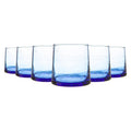 200ml Blue Merzouga Recycled Tumbler Glasses - Pack of Six