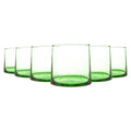 200ml Green Merzouga Recycled Tumbler Glasses - Pack of Six