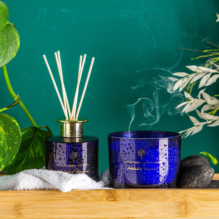 200ml Patchouli & Rosewood Glass Reed Diffuser