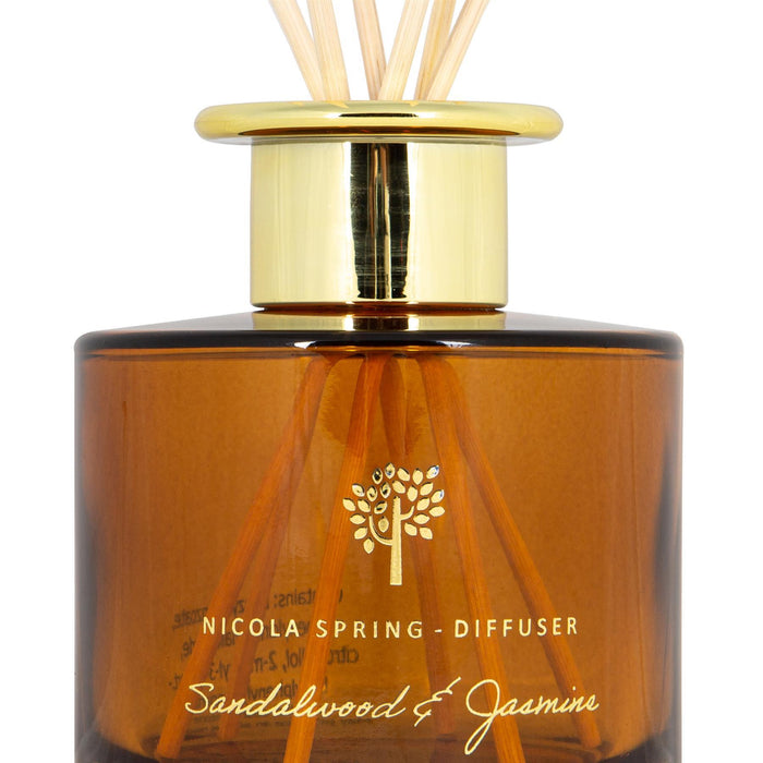 200ml Sandalwood & Jasmine Glass Reed Diffuser