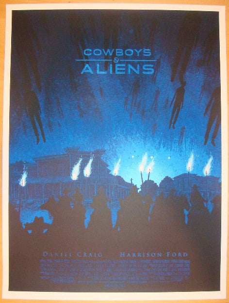 2011 "Cowboys & Aliens" - Movie Poster by Daniel Danger