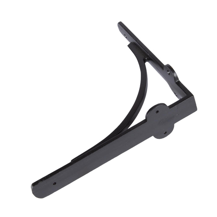 205mm Curved Iron Shelf Bracket