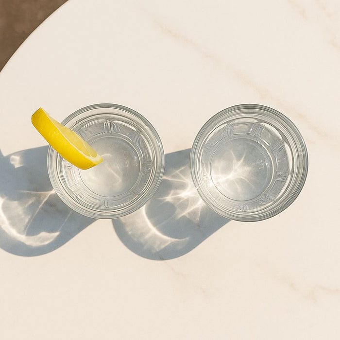 210ml Fluted Water Glasses - Pack of 6