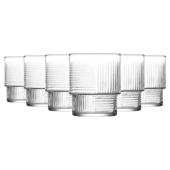 230ml Helen Stacking Whisky Glasses - Pack of 6 - By LAV