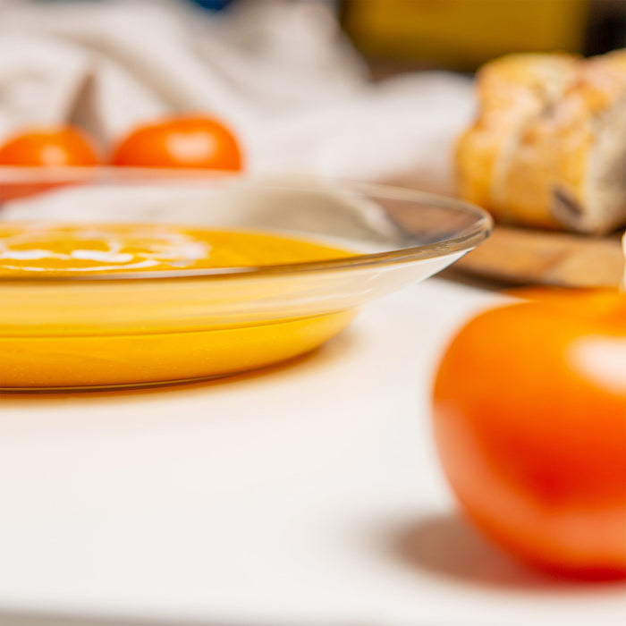 23cm Clear Lys Glass Soup Bowls - Pack of Six