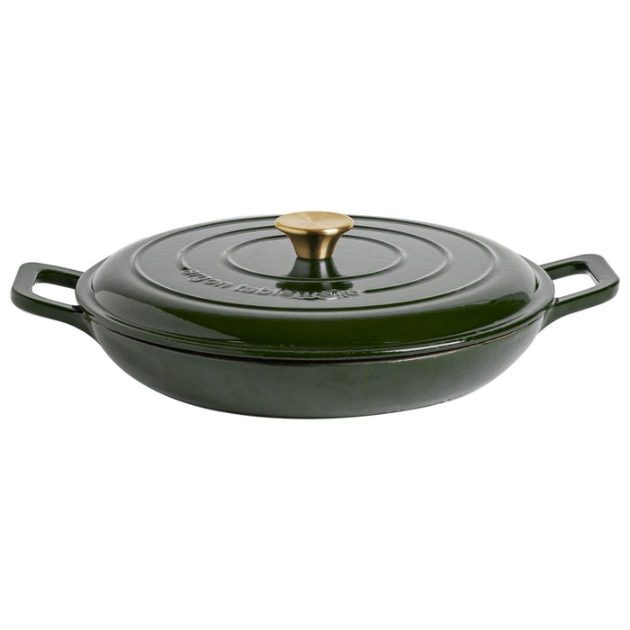2.3L Cast Iron Shallow Casserole Dish