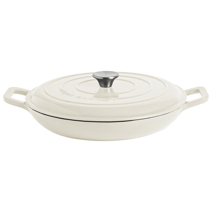 2.3L Cast Iron Shallow Casserole Dish
