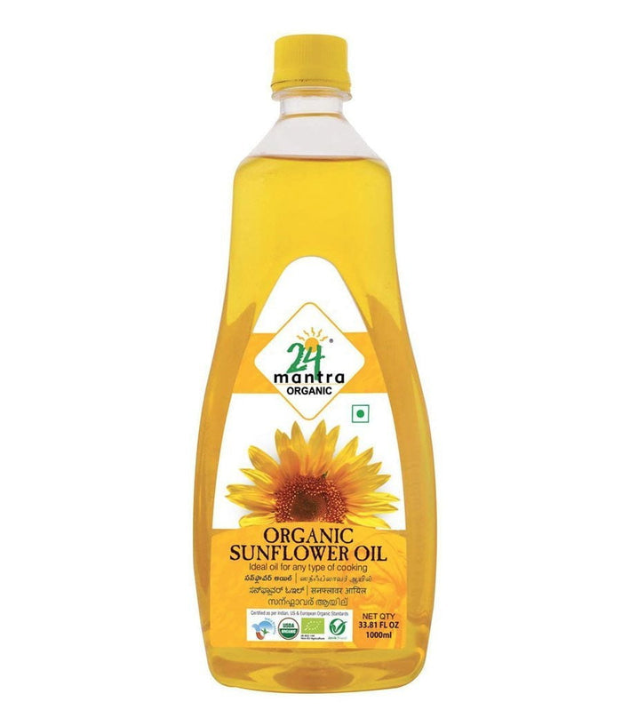 24 Mantra Organic Sunflower Oil - 1000ml - Daily Fresh Grocery