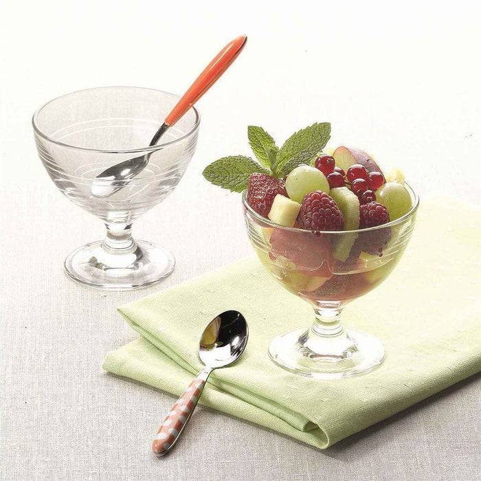 retro vintage ice cream glasses