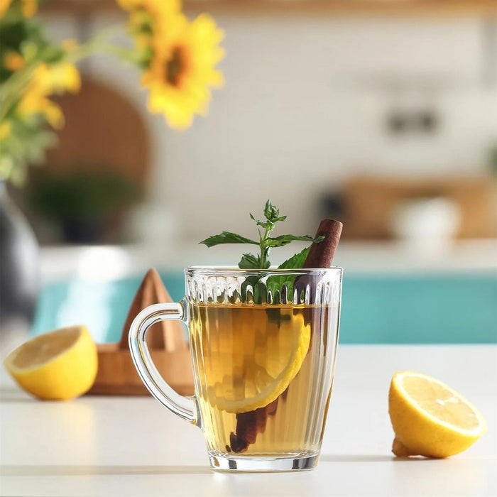 250ml Hestia Glass Mugs - Pack of 6