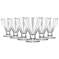 250ml Lily Glass Ice Cream Bowls - Pack of 6 - By LAV