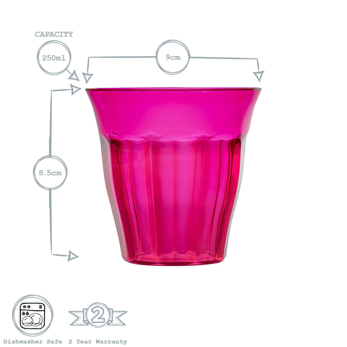 Rink Drink Rainbow Plastic Drinking Tumblers