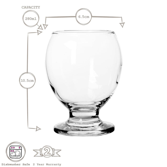 280ml Nectar Glass Tumblers - Pack of 6
